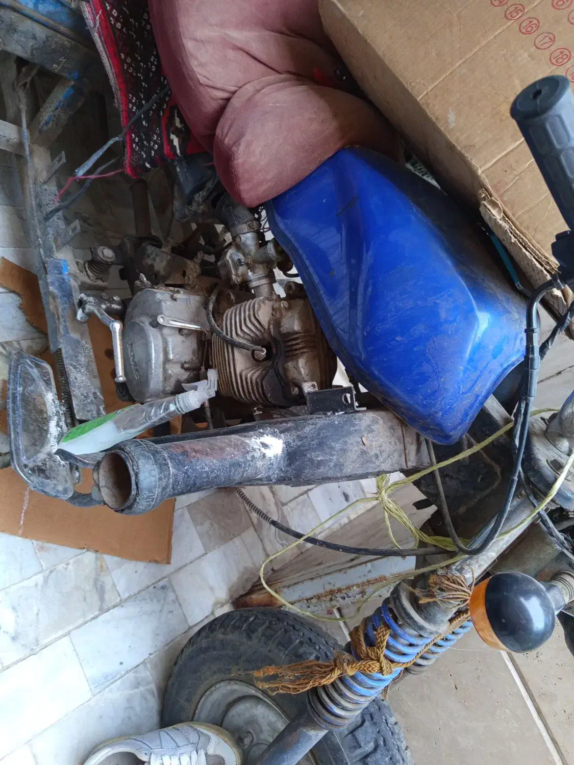 موتور سه چرخه|موتورسیکلت|قم, هفت تیر|دیوار