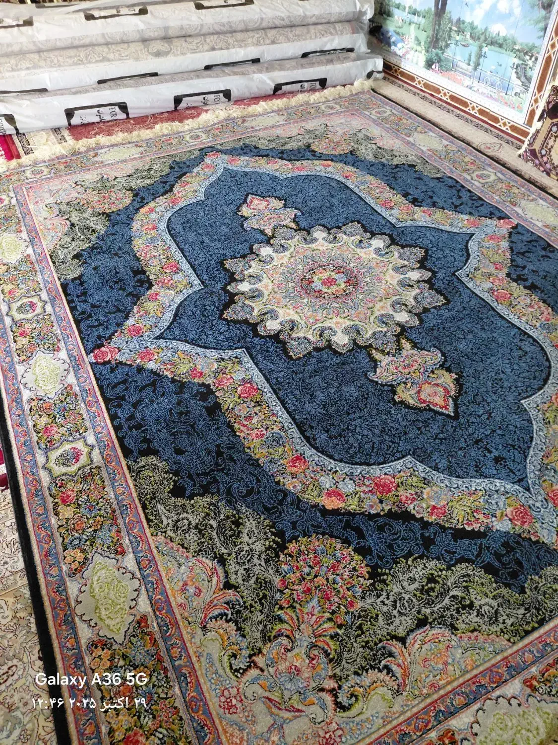 ۶ عدد فرش جفت جفت نو پلمپ به قیمت کارخانه|فرش|یاسوج, |دیوار