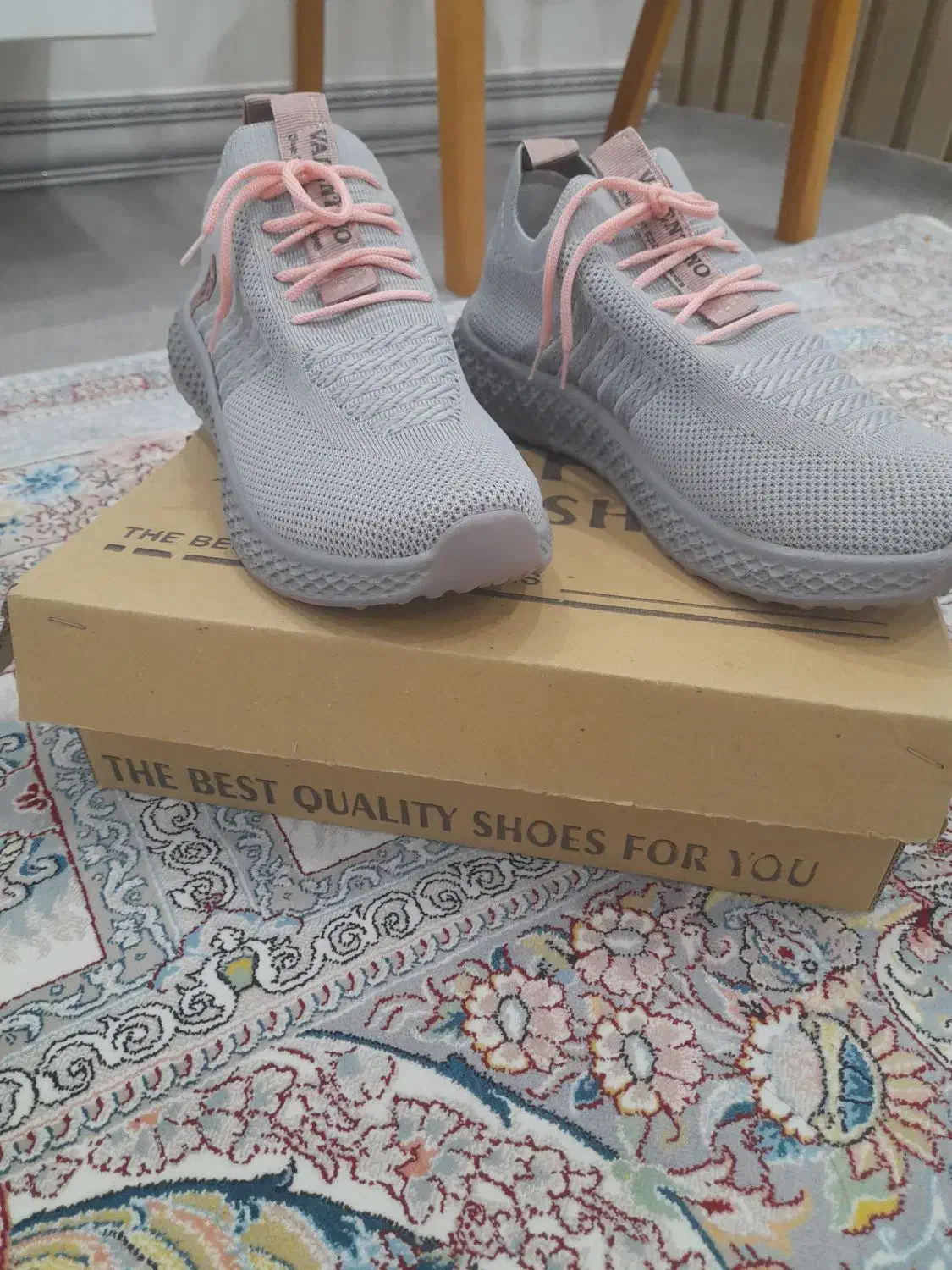 کفش پیاده روی جورابی طوسی زنانه|کیف، کفش، کمربند|قم, خاکفرج|دیوار