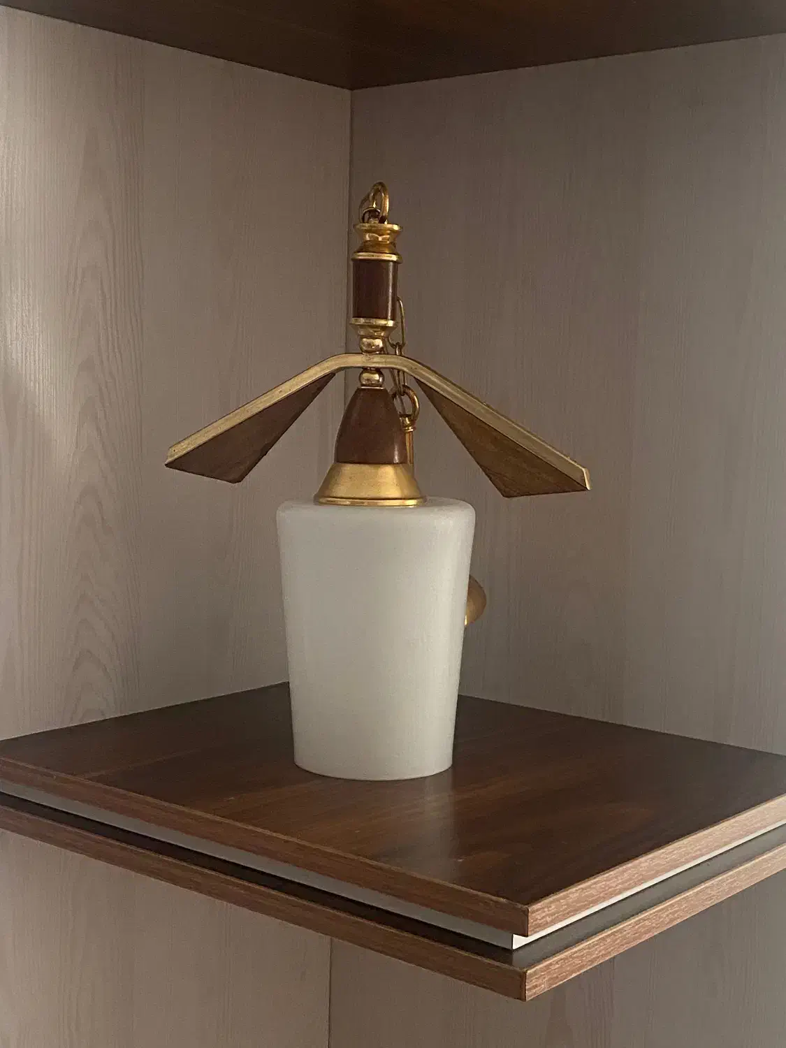 دو عدد لوستر تک شاخ|لوستر و چراغ آویز|قائم‌شهر, |دیوار