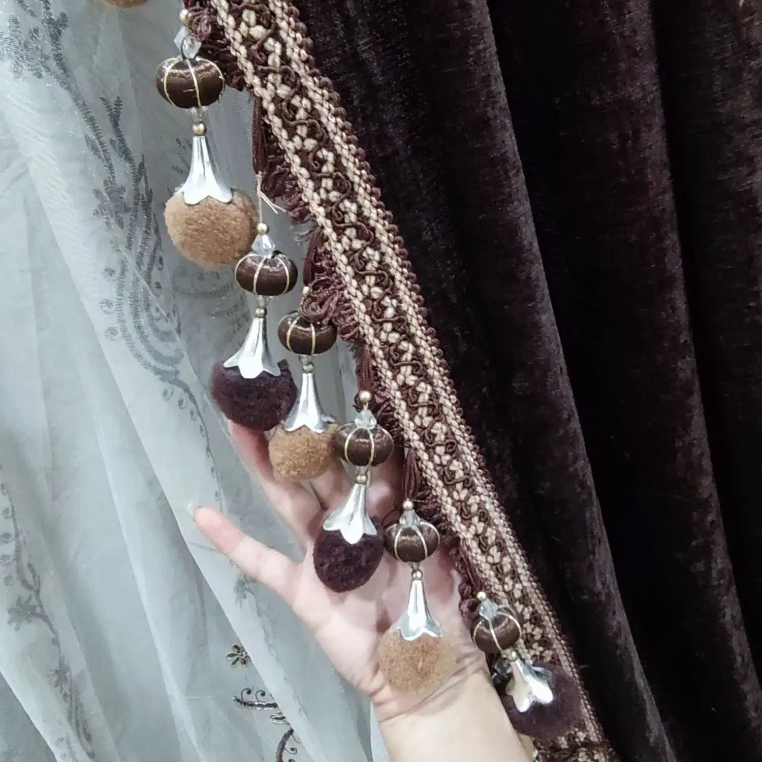 پرده پذیرایی شیک ومجلل|پرده، رانر، رومیزی|اهواز, کوی باهنر|دیوار