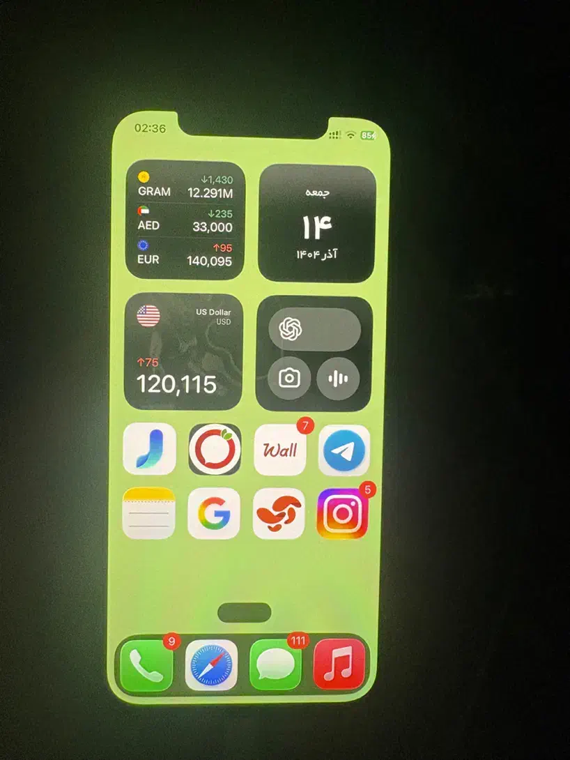 ایفون 12 نرمال معاوضه با بالاتر 16 پرو 15 پرو|موبایل|کرمانشاه, |دیوار