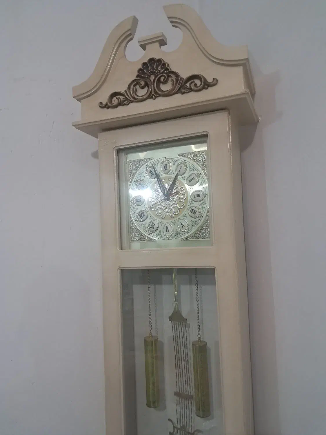 ساعت ایستاده رنگ استخونی|ساعت دیواری و تزئینی|مشهد, رده|دیوار