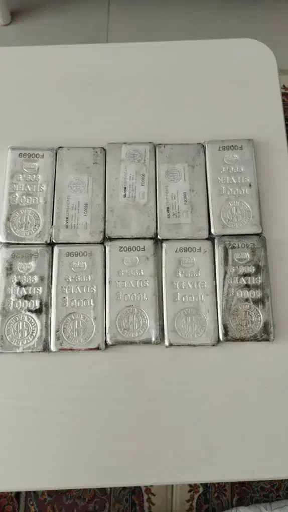 نقره ساچمه و شمش|جواهرات|ارومیه, |دیوار