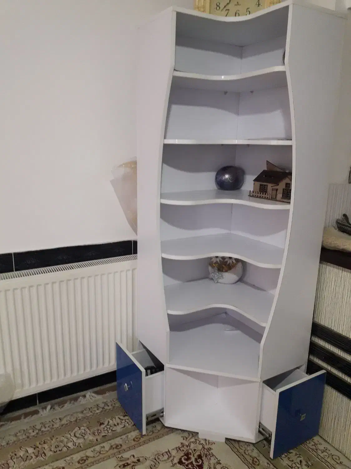 کمد  ۶ طبقه|کتابخانه، شلف، قفسه‌های دیواری|بیرجند, |دیوار