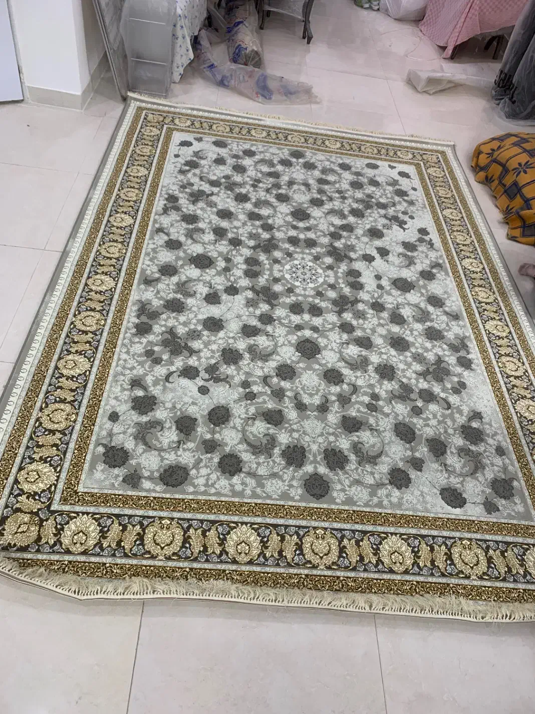 2 عدد فرش ۹متری نو بدون پهن شدن|فرش|تربتحیدریه, فرمانداری|دیوار