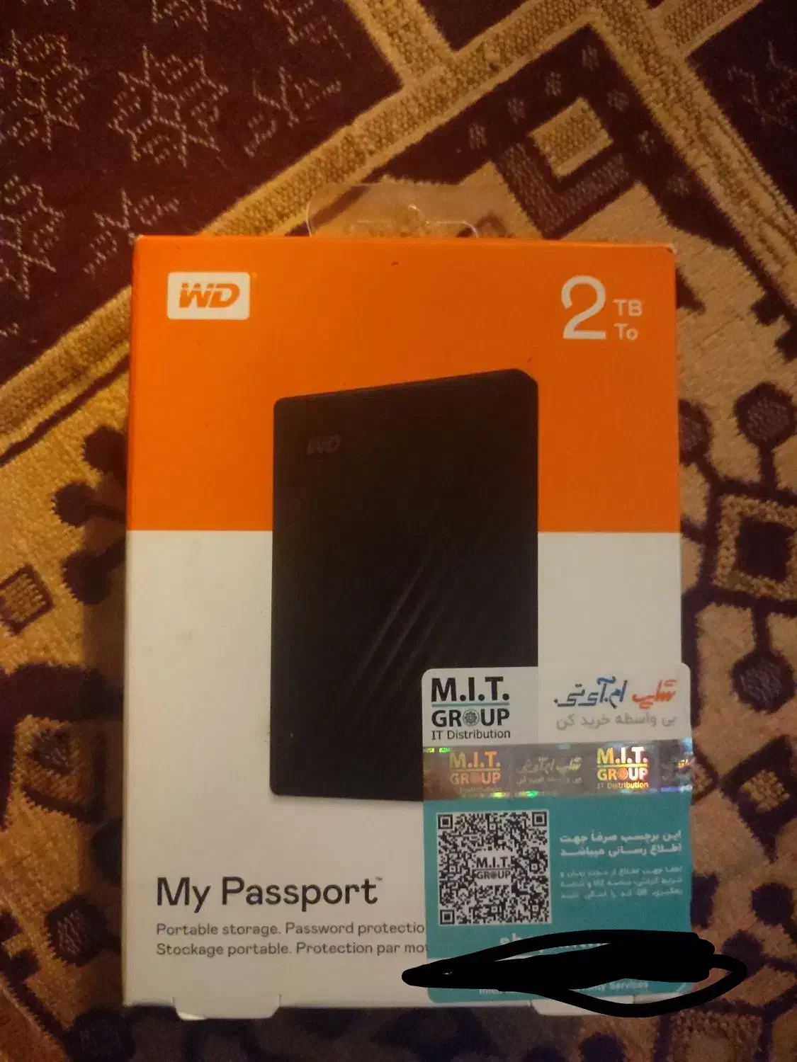 هارد اکسترنال wd- my paassport-2TB|قطعات و لوازم جانبی رایانه|تبریز, |دیوار