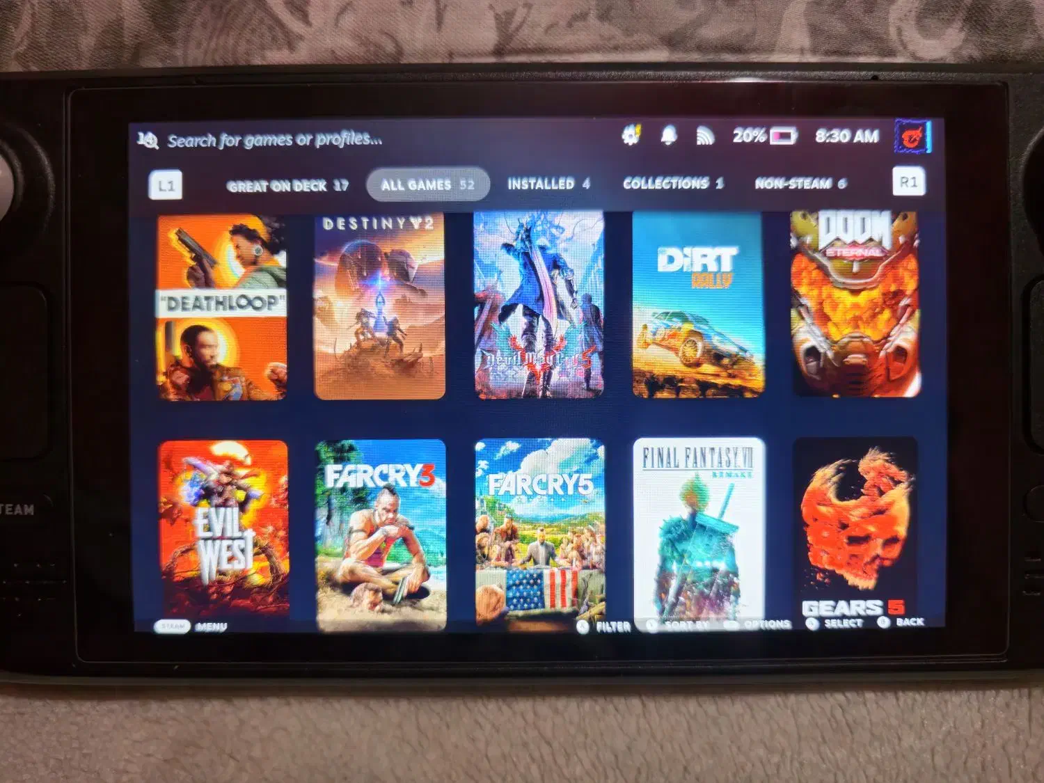 معاوضه استیم دک steam deck|کنسول، بازی ویدئویی و آنلاین|تهران, المهدی|دیوار