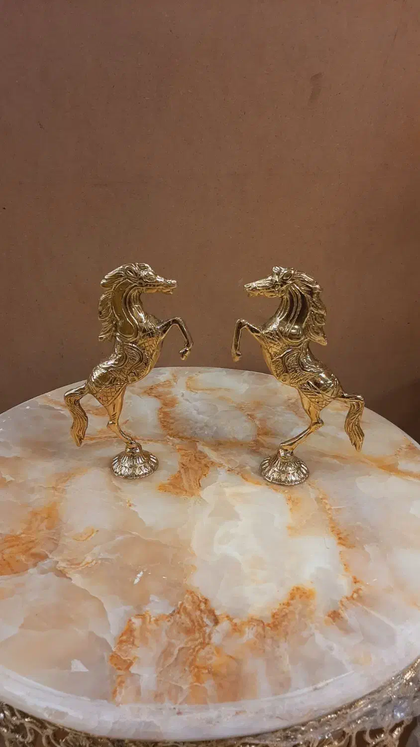 اسب رومیزی زورو جفتی برنز سوگلی|مجسمه، تندیس، ماکت|زنجان, |دیوار