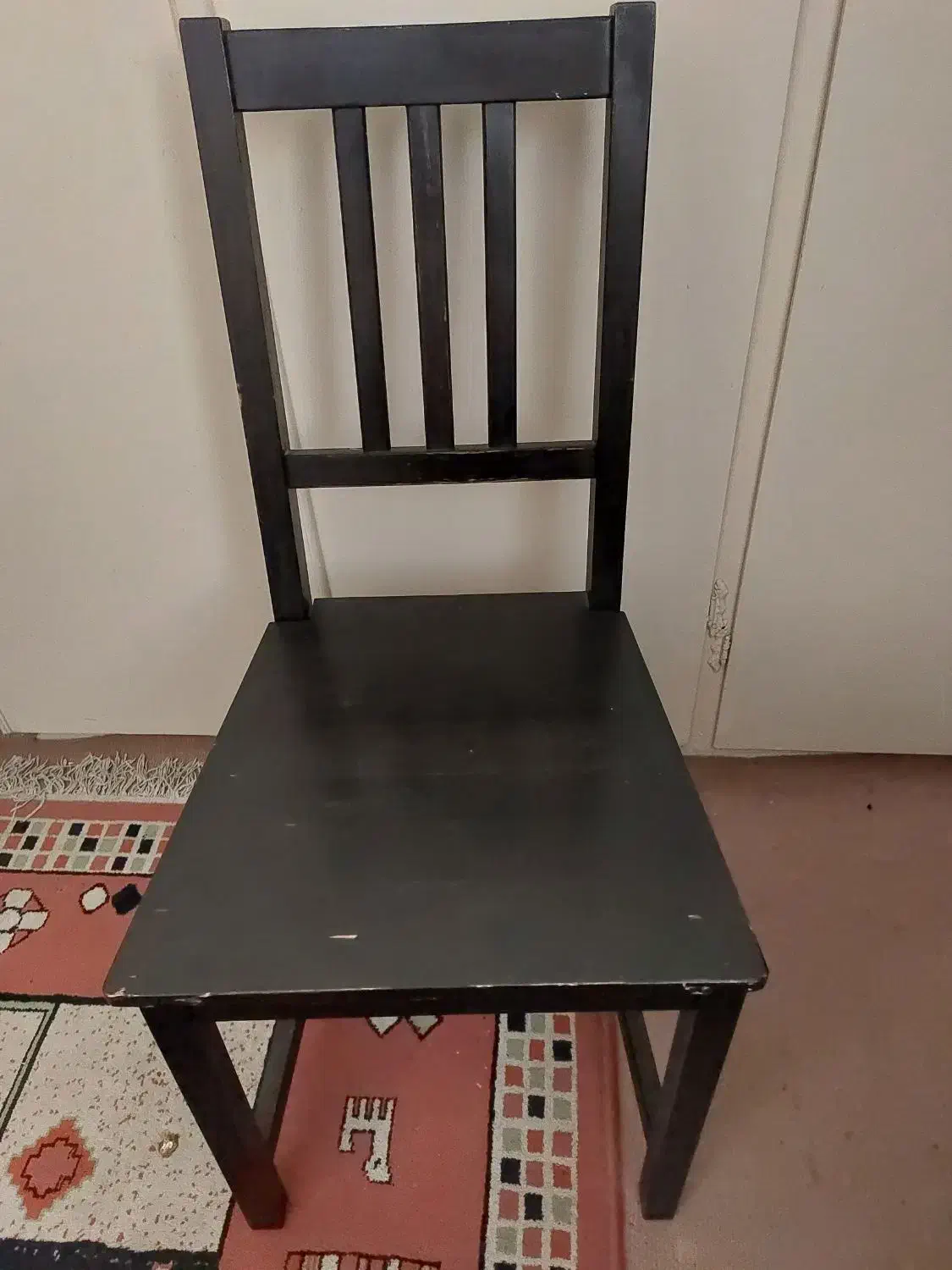 صندلی چوبی مسکی ایکیا|میز و صندلی غذاخوری|کیش, |دیوار