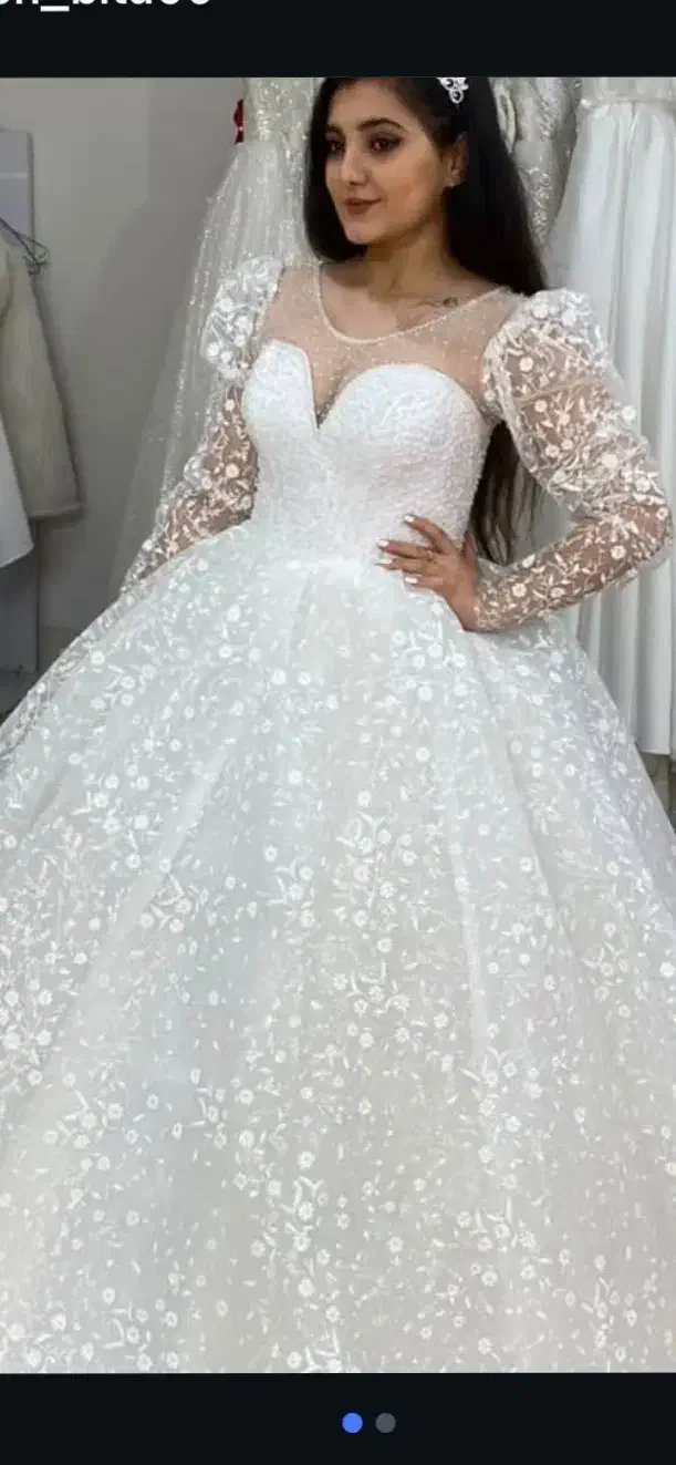 لباس عروس نو به قیمت اجاره فروشی|لباس|تربت‌حیدریه, قائم|دیوار