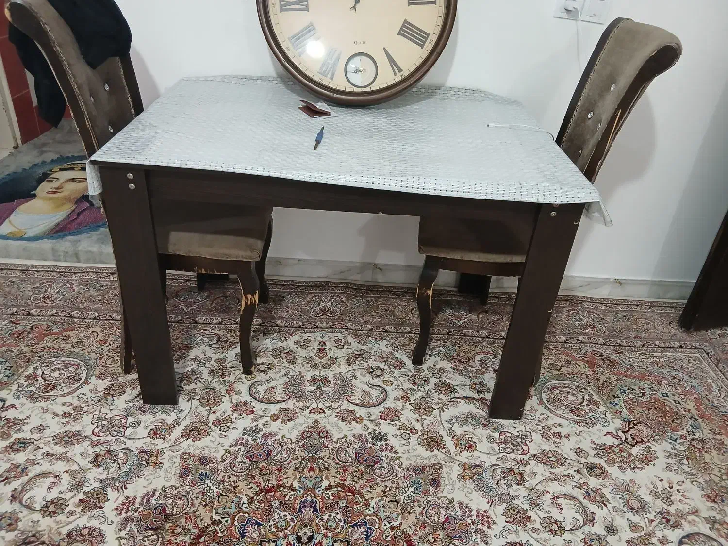 میزغذاخوری و میز تلفن|میز و صندلی غذاخوری|تاکستان, |دیوار