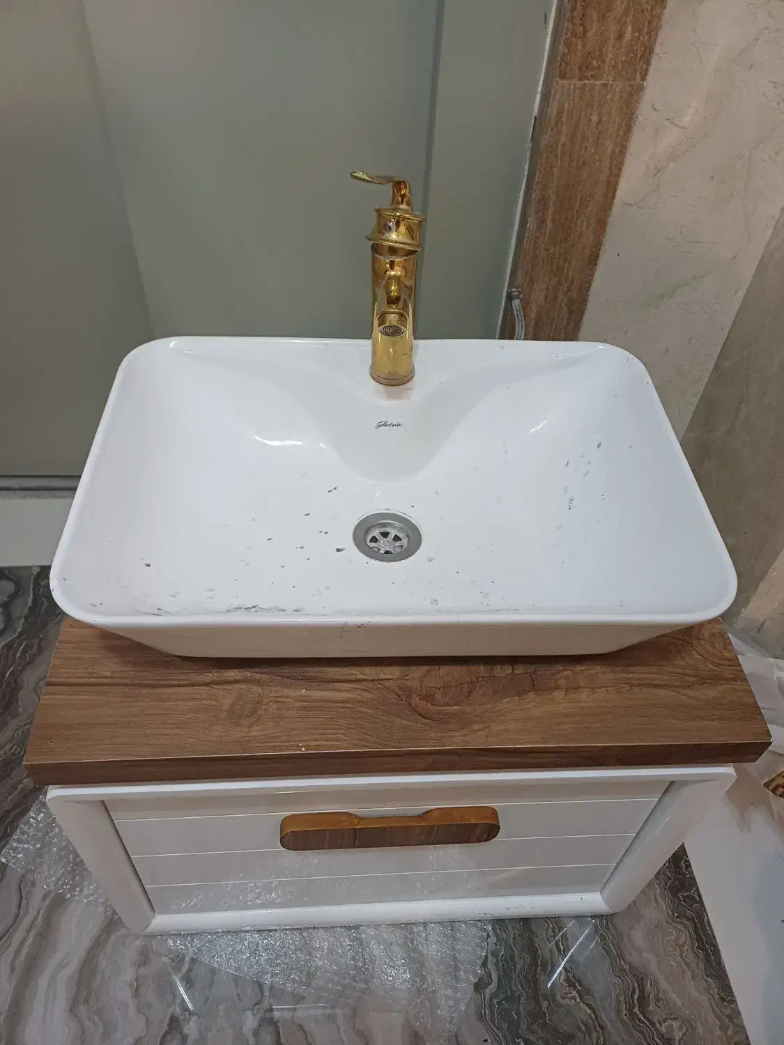 سینک  به همراه کابینت وشیر|مصالح و تجهیزات ساختمان|مشهد, شهید جنگی|دیوار