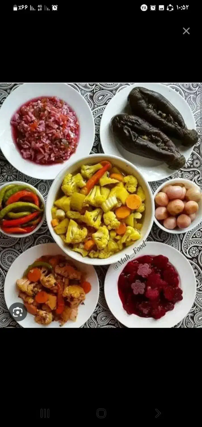 انواع ترشی خانگی|خدمات پذیرایی، مراسم|ری, جوانمرد قصاب|دیوار