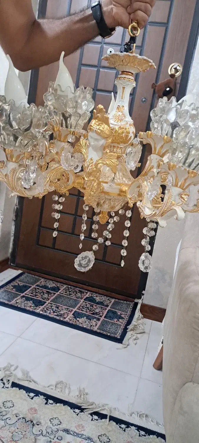 فروش سه عدد لوستر قیمت توافقی|لوستر و چراغ آویز|رامسر, |دیوار