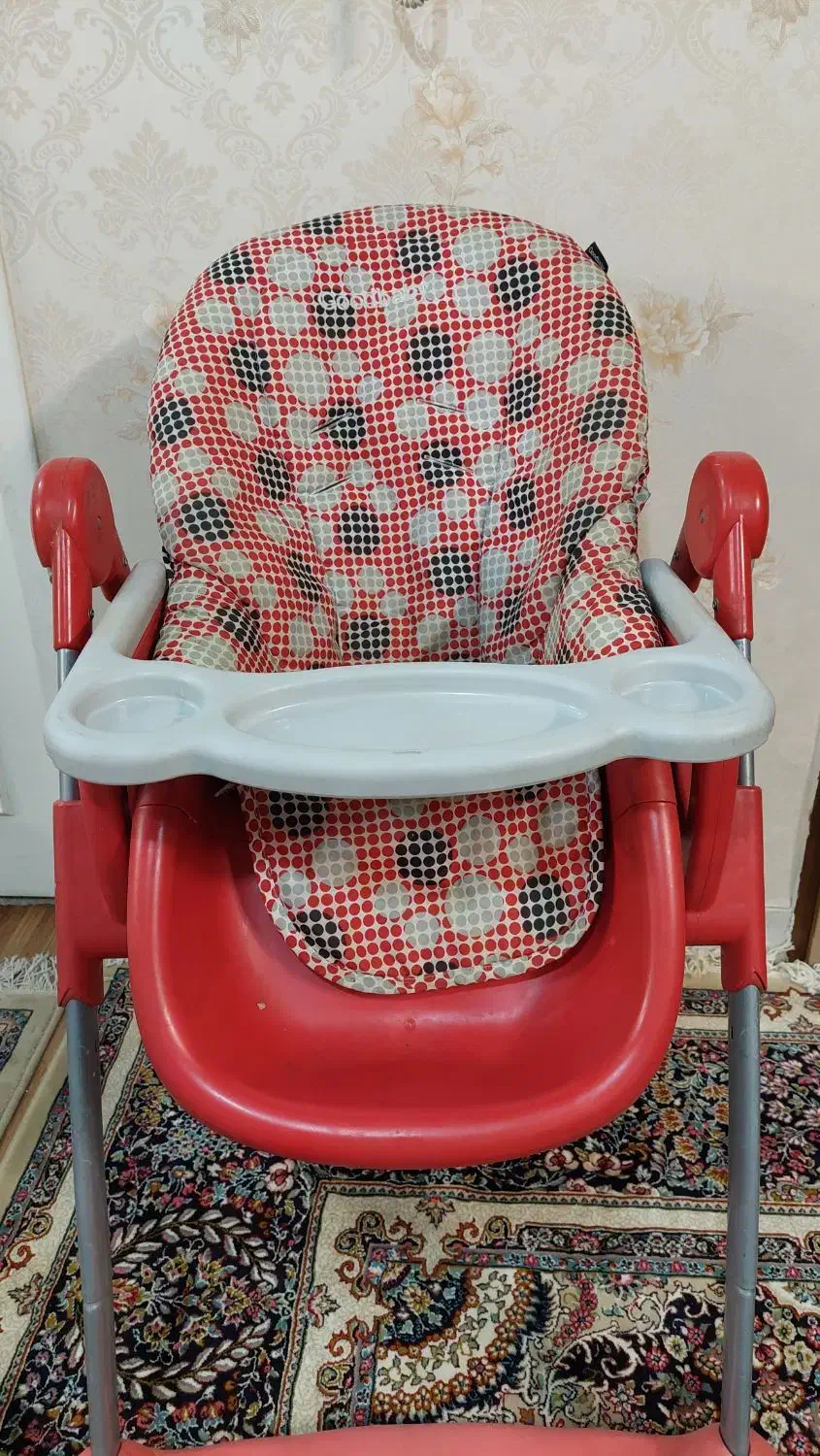 صندلی غذای کودک گودبیبی-چندکاره-قابل تنظیم-تاشو|تخت و صندلی بچه|مشهد, ولیعصر (شهرک غرب)|دیوار