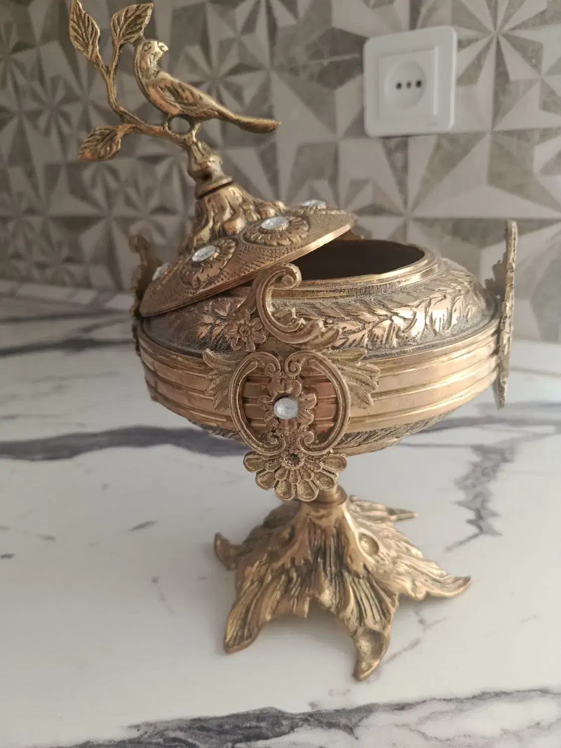 شکلات خوری برنجی|ظروف سرو و پذیرایی|پاکدشت, پاکدشت (مامازند)|دیوار