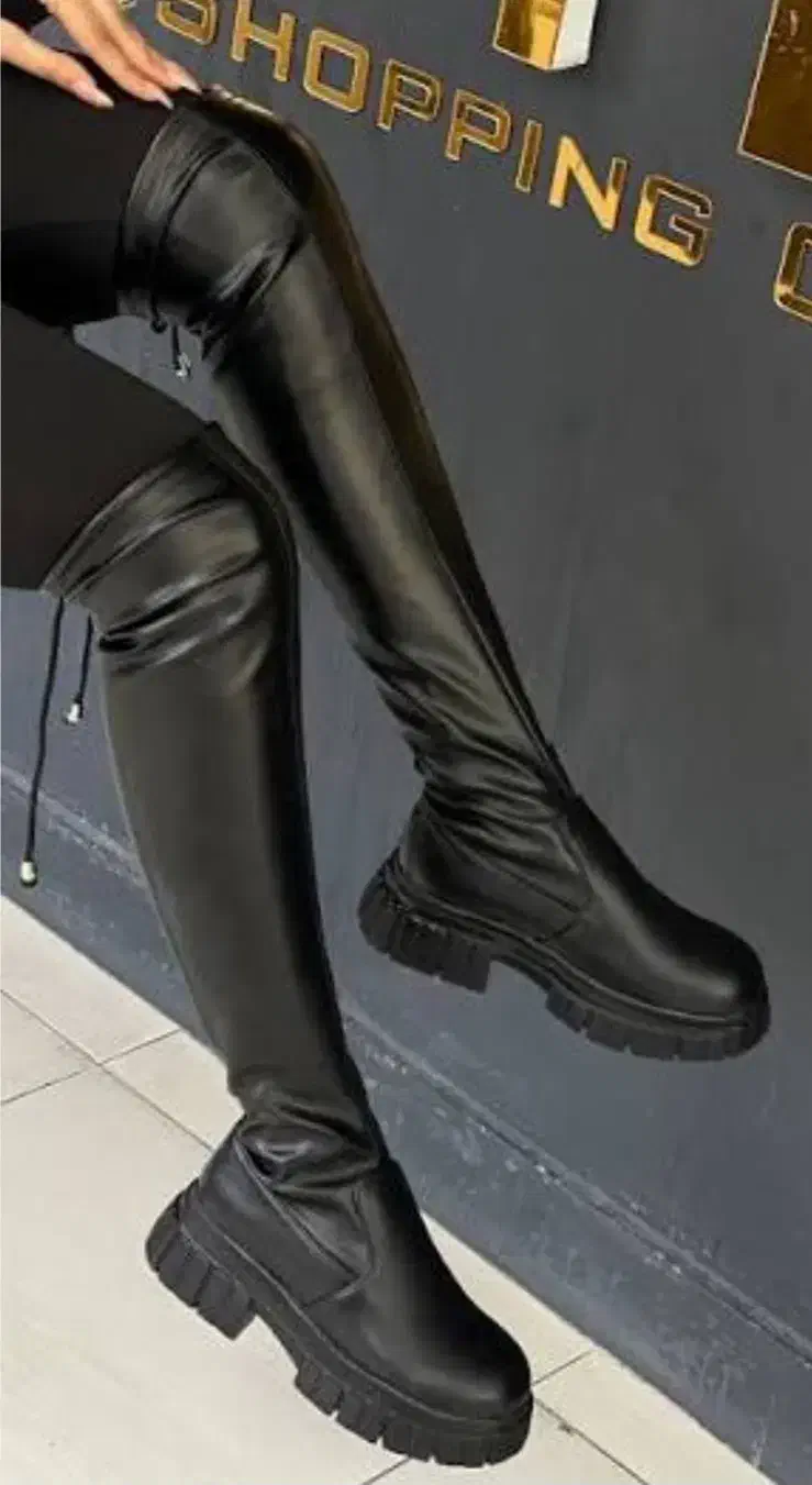 بوت ساق بلند جورابی چرم.سایر ۴۰|کیف، کفش، کمربند|کرمانشاه, |دیوار