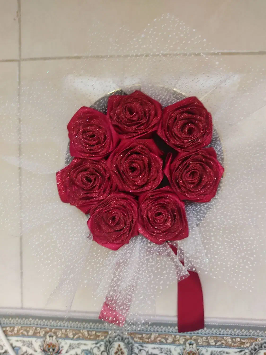 گل رز|گل مصنوعی|مشگین شهر, |دیوار