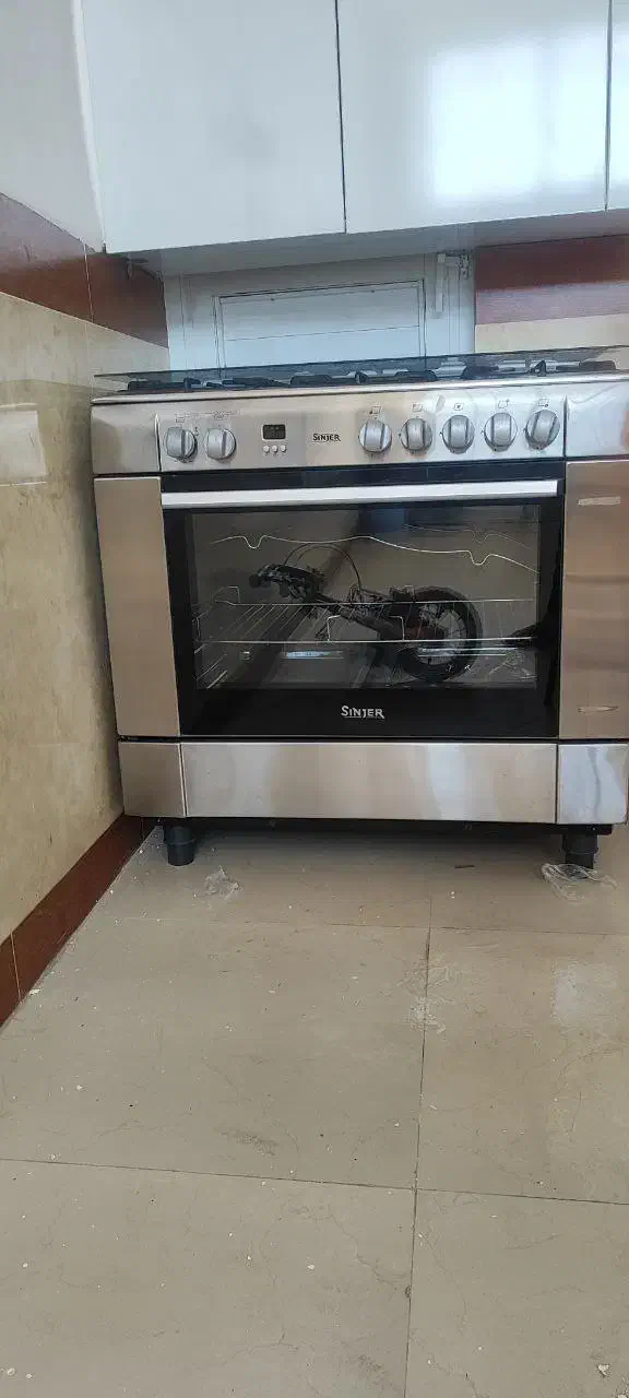 اجاق گاز فر دوموتوره تمام استیل سینجر|اجاق گاز و لوازم برقی پخت‌وپز|نقده, |دیوار