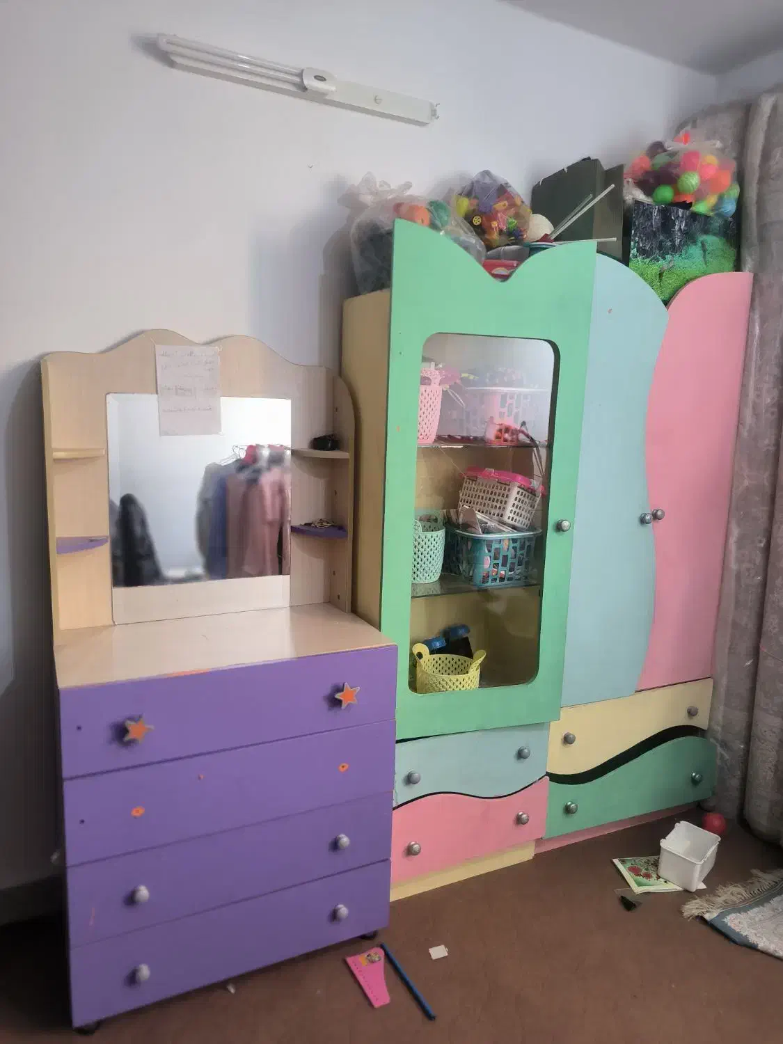 کمد و دراور بچه|جاکفشی، کمد، دراور|قم, پردیسان|دیوار