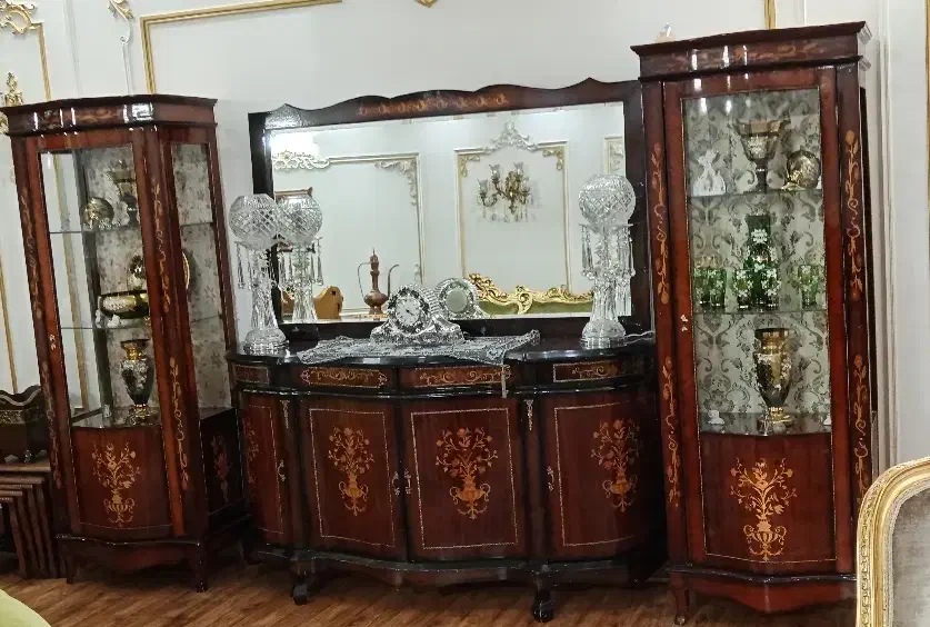 آینه و کنسول معرق و ویترین|بوفه، ویترین، کنسول|چناران, |دیوار