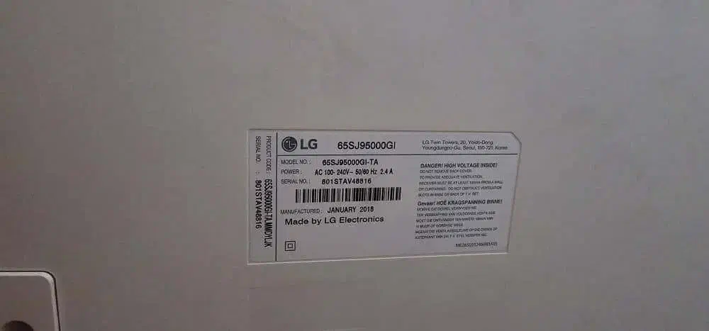 تلویزیون 65 اینچ ال جی|تلویزیون و پروژکتور|تهران, محمودیه|دیوار