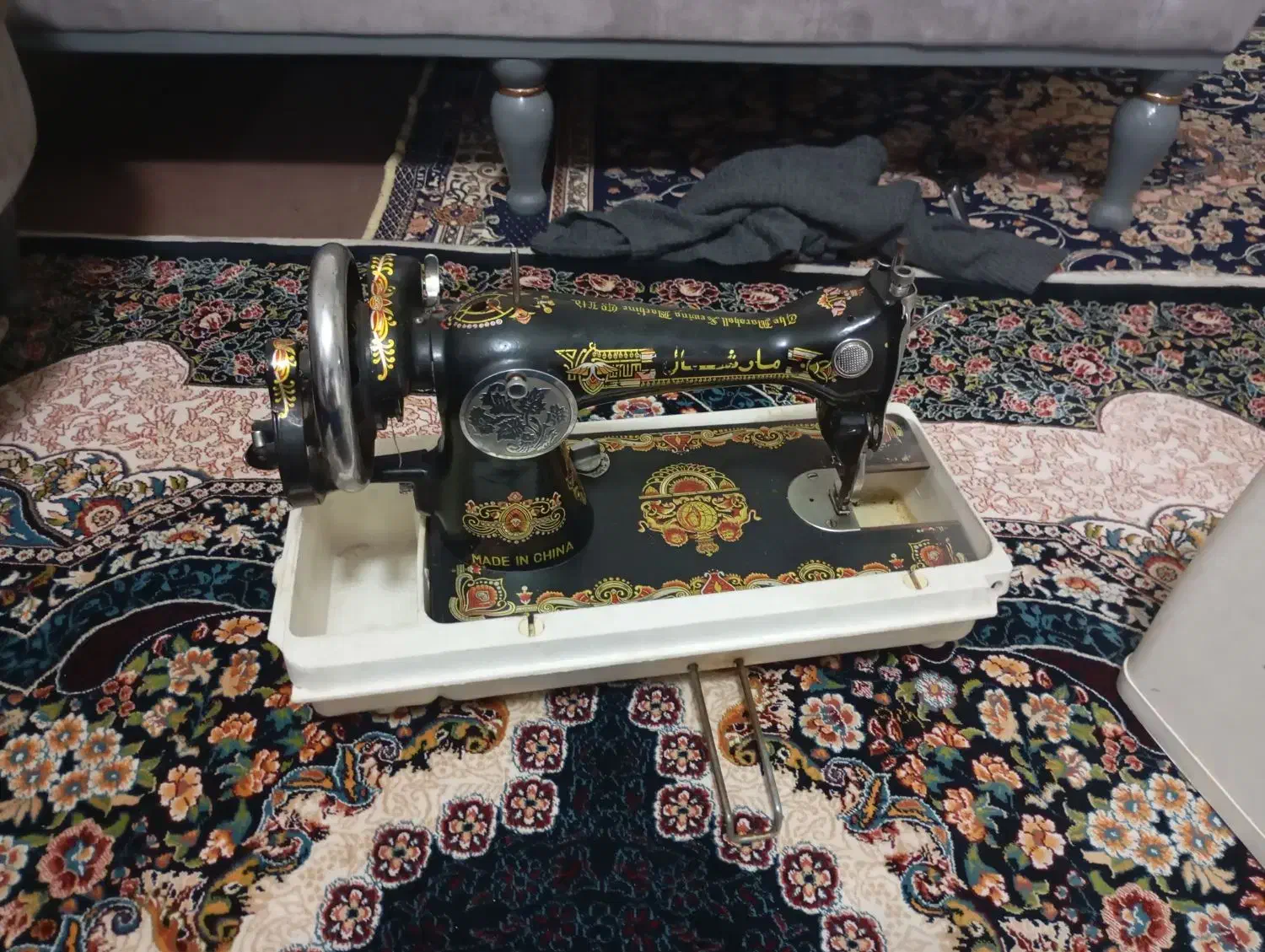 چرخ خیاطی قدیمی مارشال|چرخ خیاطی و ریسندگی|نسیم‌شهر, |دیوار