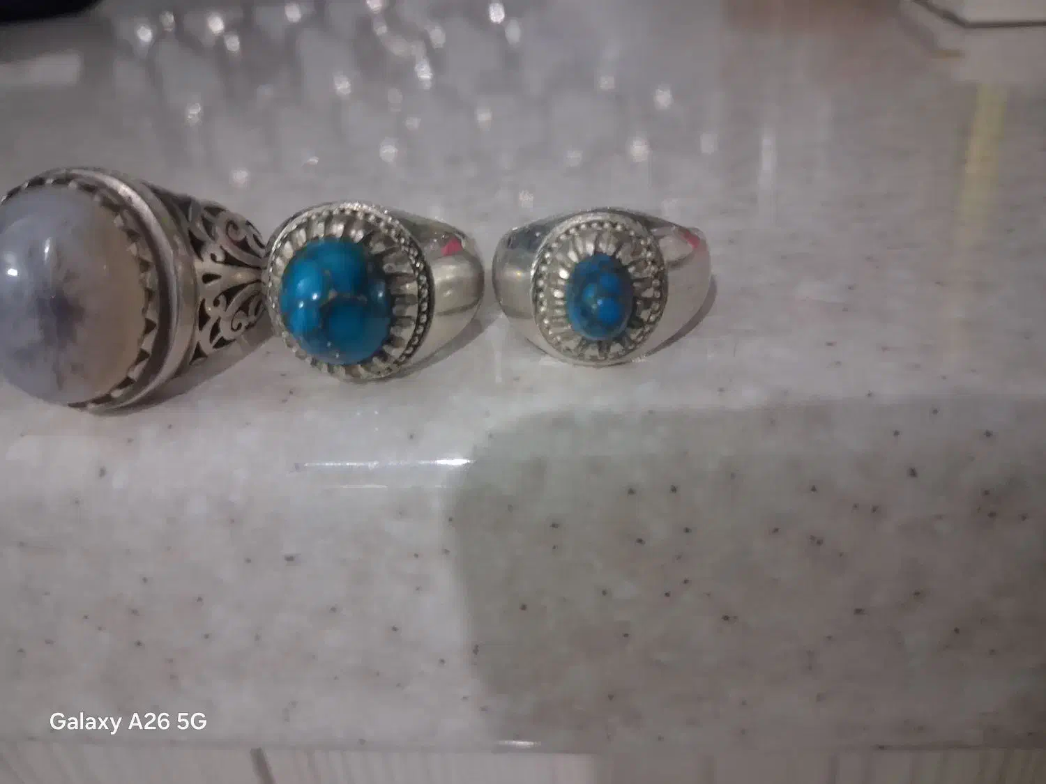 انگشتر فیروزه شجرقائن یاقوت معدن|جواهرات|نیشابور, هفده شهریور|دیوار