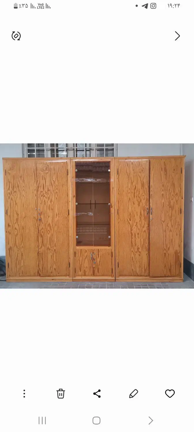 کمد سه تیکه|جاکفشی، کمد، دراور|گنبد کاووس, |دیوار