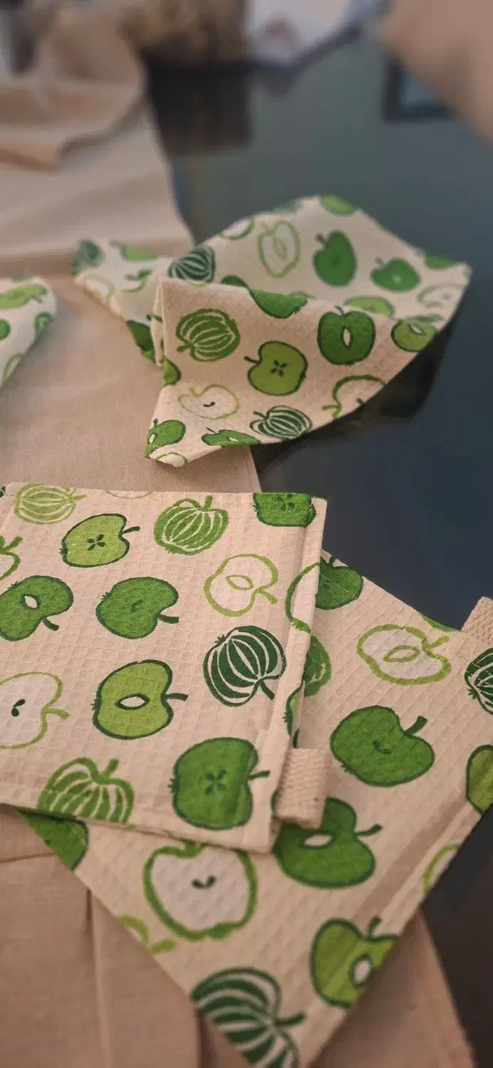 دستگیره و دستمال اشپزخانه|سفره، حوله، دستمال آشپزخانه|کرج, شهرک بنفشه|دیوار