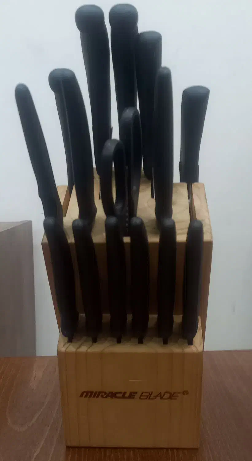 چاقو میراکل اصل آلمان ۱۵ پارچه|ظروف سرو و پذیرایی|تهران, هروی|دیوار