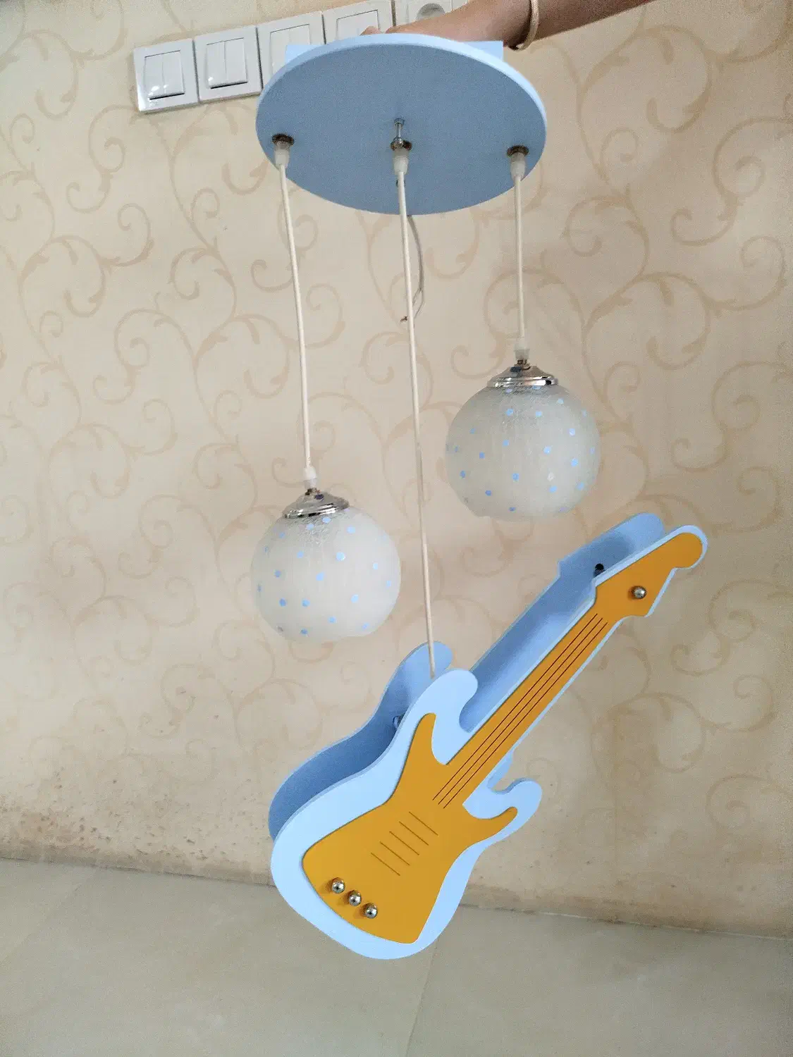 لوستر اتاق کودک|لوستر و چراغ آویز|مشهد, طلاب|دیوار