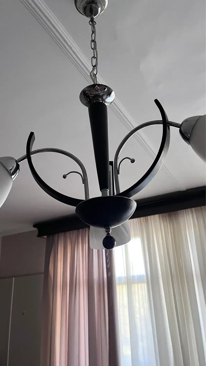 لوستر سه شاخه دوعدد|لوستر و چراغ آویز|کرمان, |دیوار