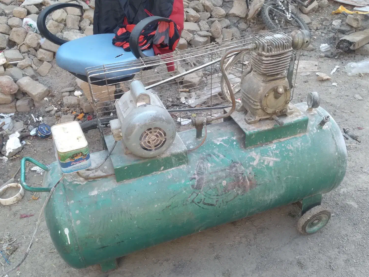 پمپ باد موتور انگلیسی|ماشینآلات صنعتی|قرچک, محمد آباد|دیوار