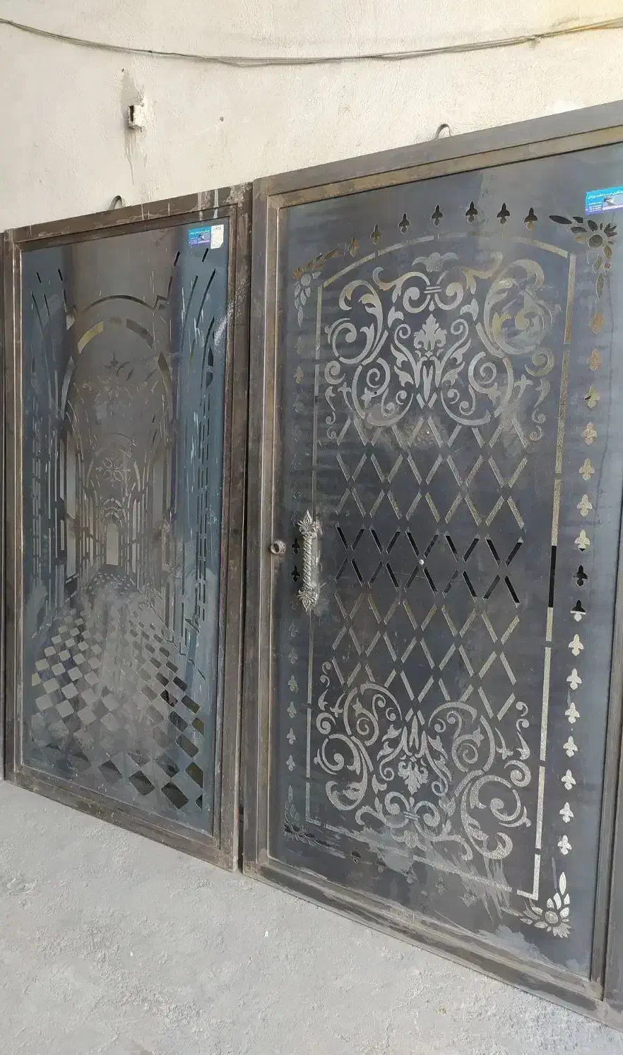 جوشکاری ساخت.فروش درب لیزری نرده حفاظ|خدمات پیشه و مهارت|سنندج, |دیوار