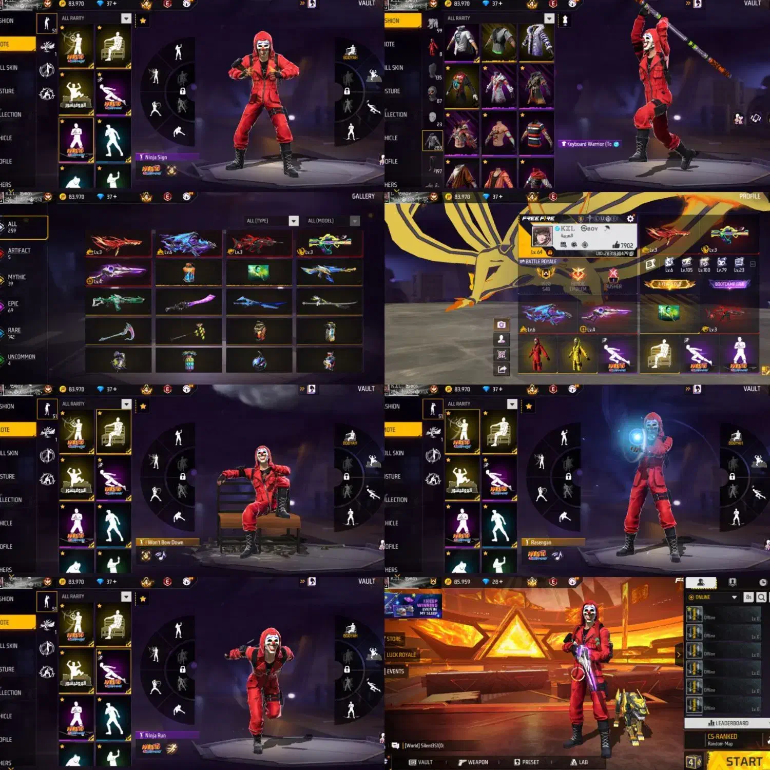 اکانت فری فایر|کنسول، بازی ویدئویی و آنلاین|رودشت (چهارمحال و بختیاری), |دیوار