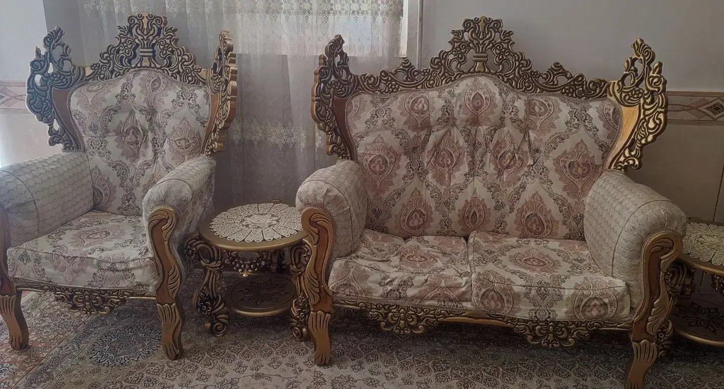 مبل همراه میز عسلی|مبلمان خانگی و میز عسلی|زنجان, |دیوار
