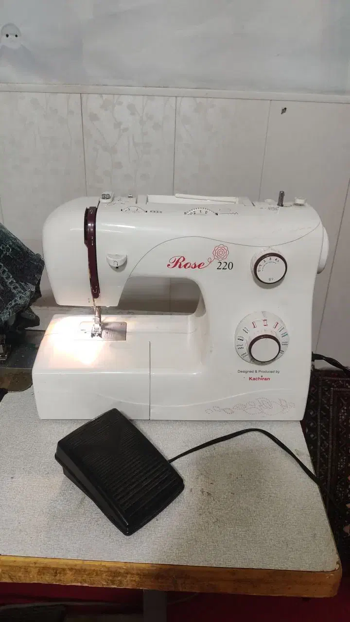 چرخ کاچیران مدل رز ۲۲۰|چرخ خیاطی و ریسندگی|تاکستان, |دیوار