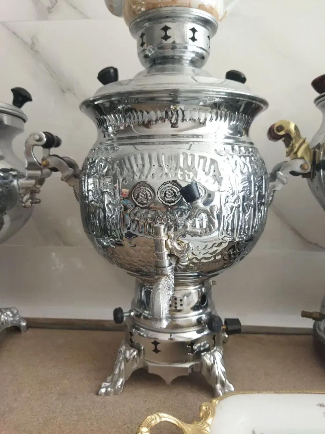 حراجی سماور گازی و زغالی زیر قیمت خرید|سماور، چایساز، قهوهساز|اردبیل, |دیوار