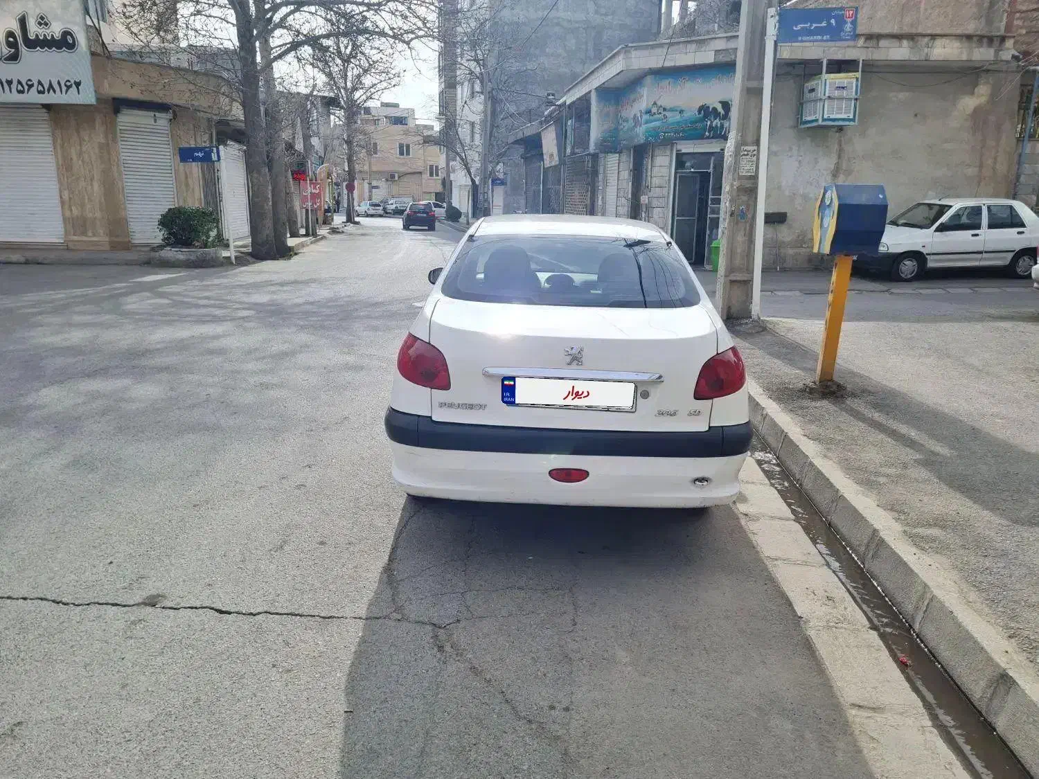 206  v9 مدل ۸۹ سفید|خودرو سواری و وانت|کرج, گلستان|دیوار