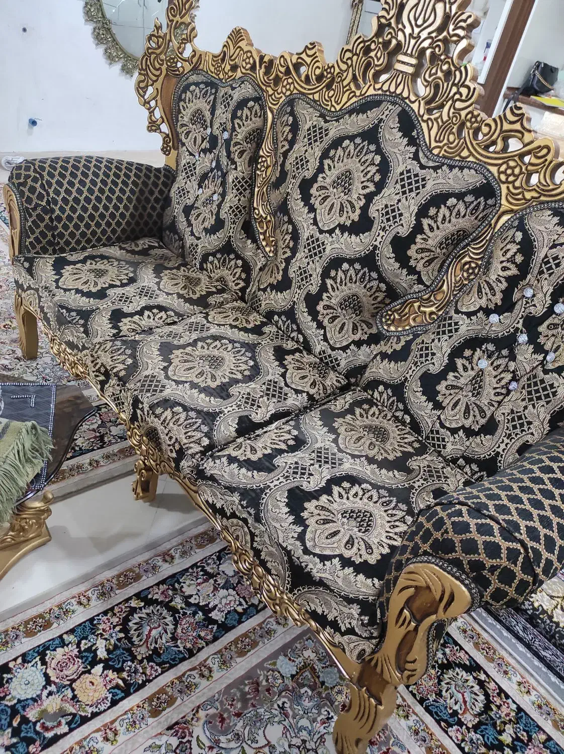 مبل سلطنتی|مبلمان خانگی و میز عسلی|مشگین شهر, |دیوار