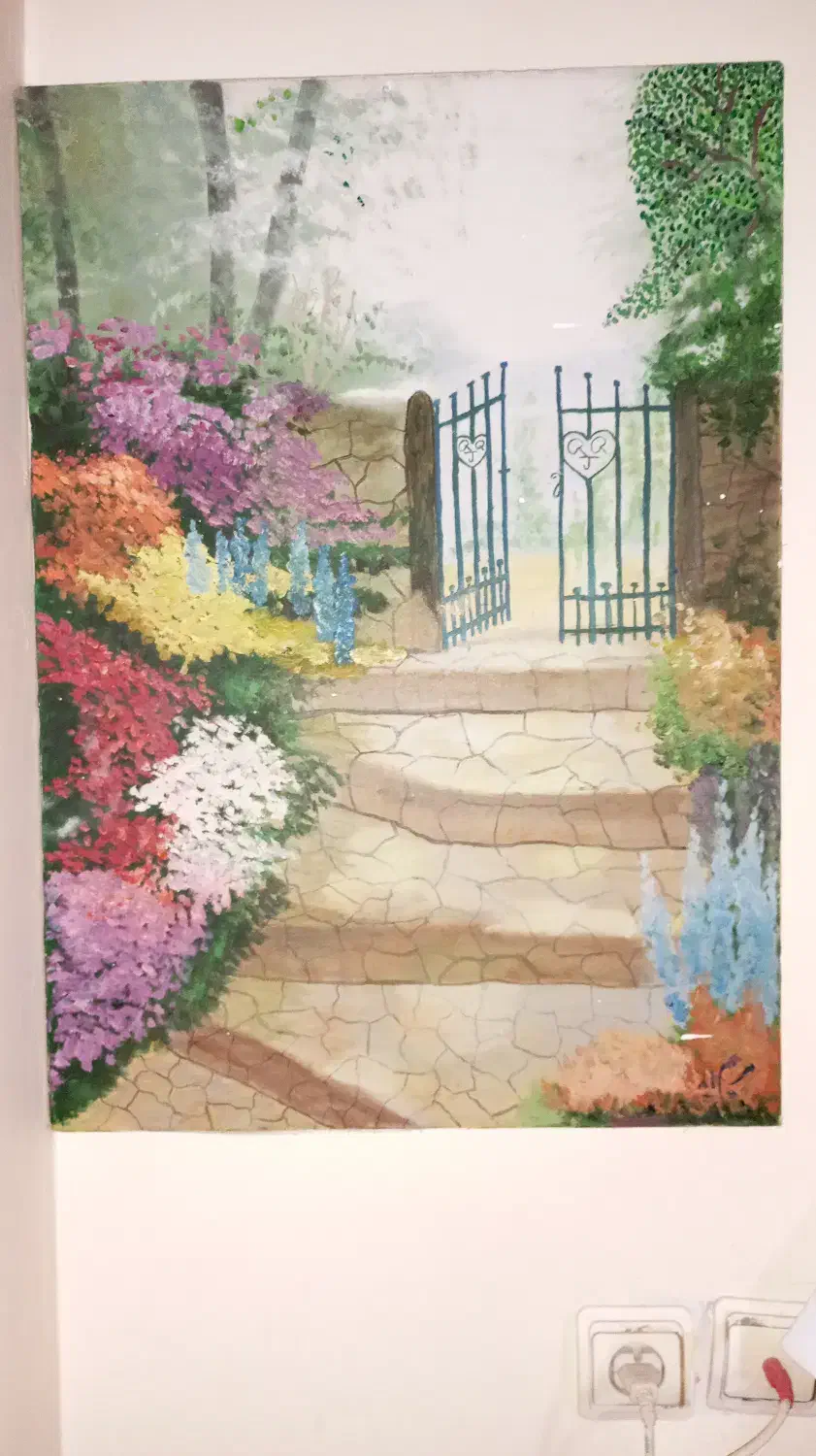 تابلو بوم دستی رنگ روغن نقاشی منظره|تابلو، نقاشی، عکس|تهران, استقلال|دیوار