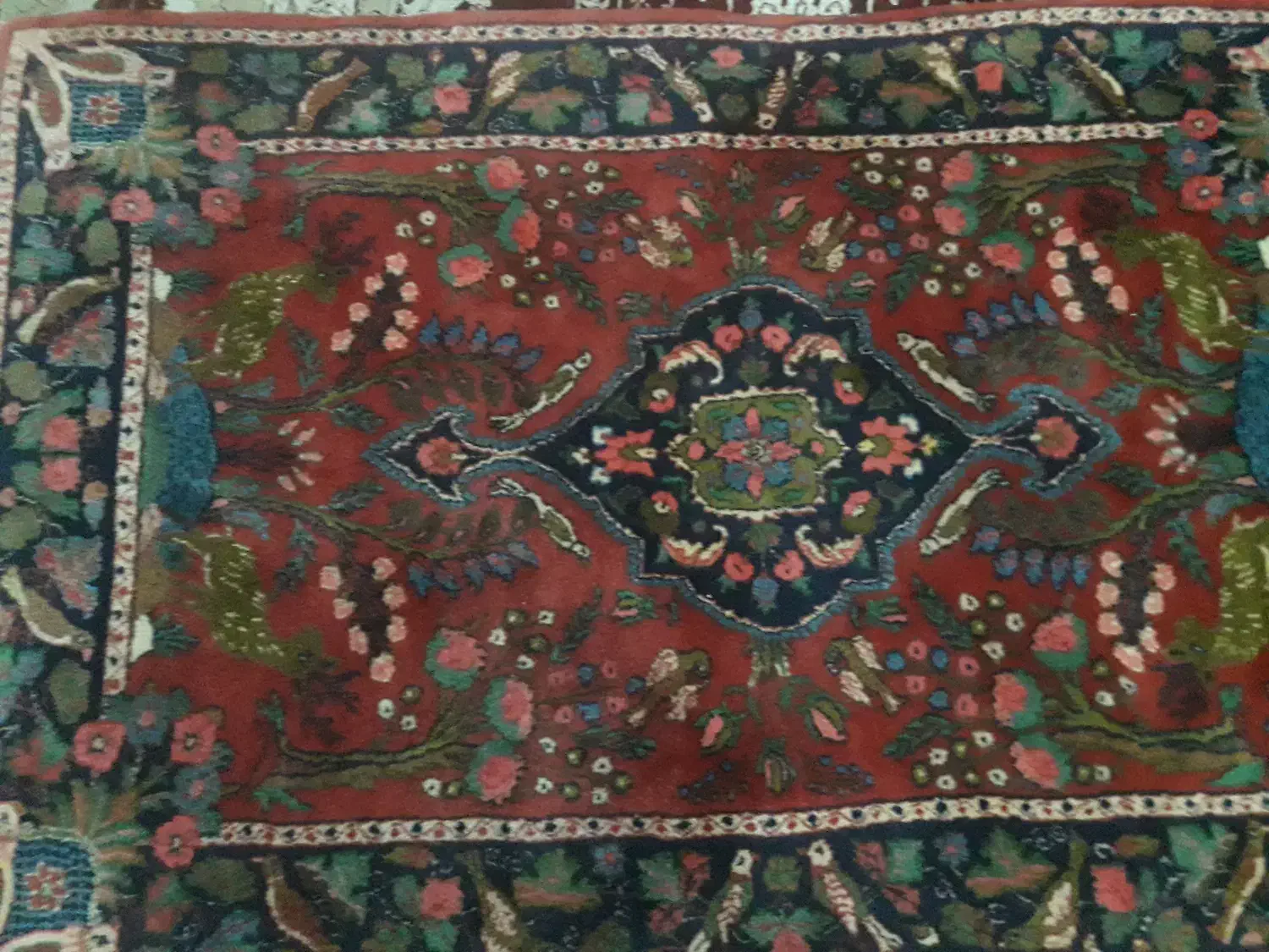 فرش دستبافت قاجاریه با قدمت بالای ۱۳۰سال|فرش|رشت, بلوار گیلان|دیوار