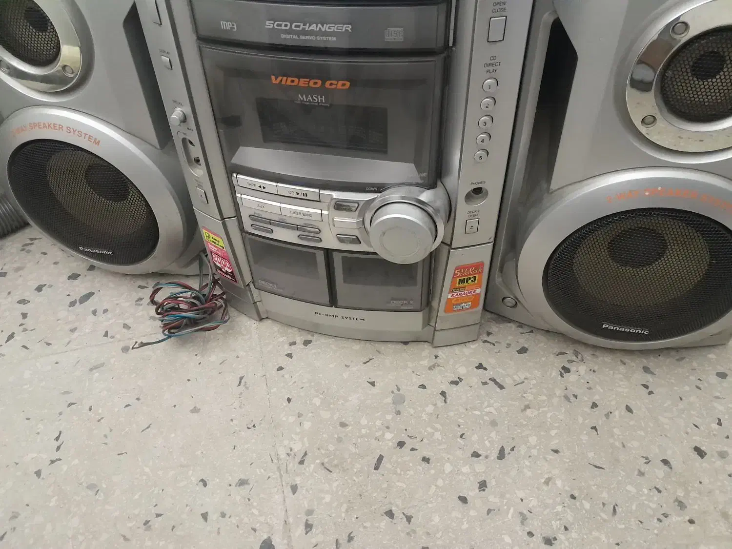 پخش پاناسونیک اصلی کلکسیونی|سیستم صوتی خانگی|رودهن, |دیوار