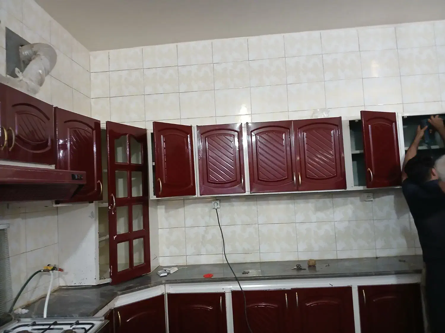 کابینت|آبچکان و نظمدهنده ظروف|برازجان, |دیوار