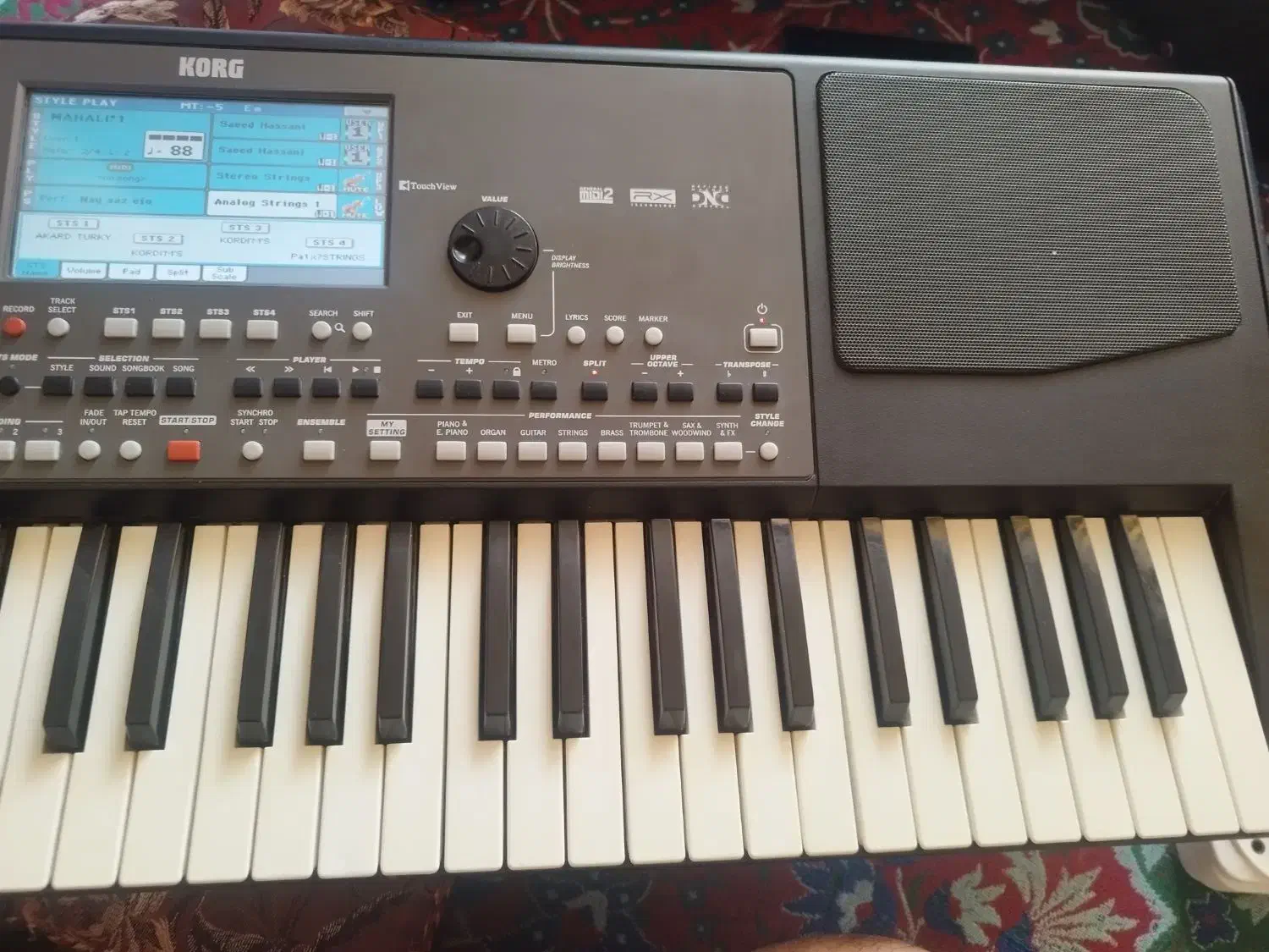 ارگ پی ا 600|پیانو، کیبورد، آکاردئون|فسا, |دیوار