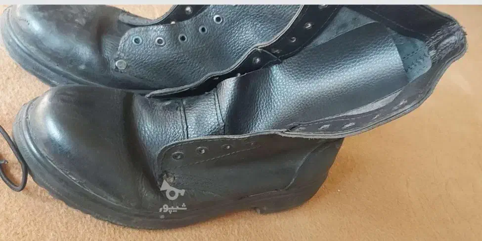 پوتین چرمی ۴۳ نو|کیف، کفش، کمربند|اصفهان, تخت فولاد|دیوار