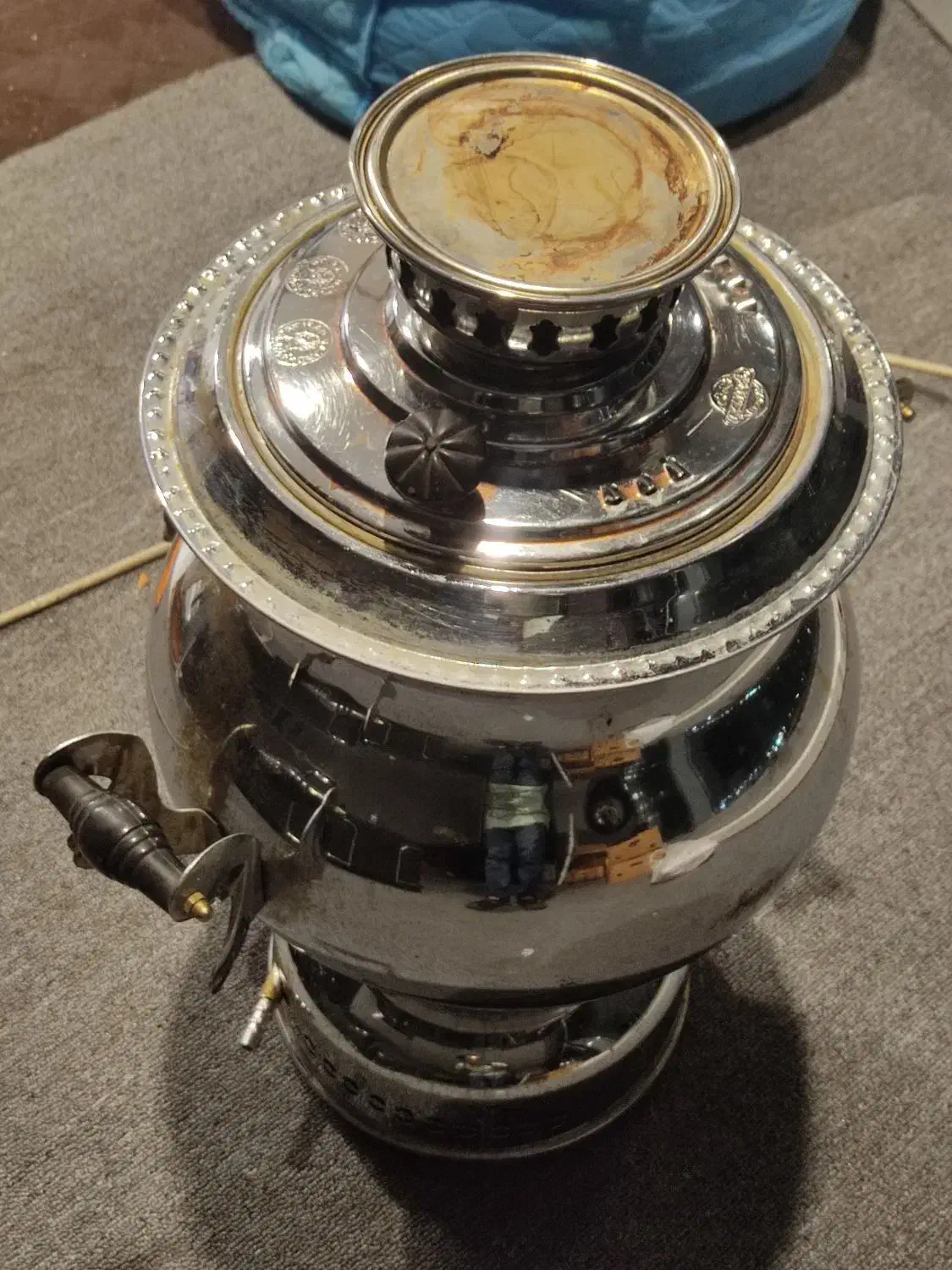 سماور ۱۷ لیتری استیل کارگاهی|سماور، چایساز، قهوهساز|تهران, گلستان (شهرک راه آهن)|دیوار