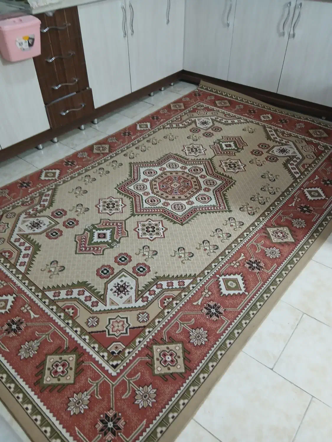 گلیم ۶ متری تمیز|گلیم، جاجیم، گبه|اصفهان, حصه جنوبی|دیوار